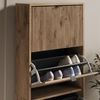 Schuhkipper Eliza Viking Oak 60 x 168 cm mit 4 Klappschubladen Vicco Bild 4