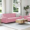 vidaXL 2-tlg. Sofagarnitur mit Kissen Rosa Samt 3324703 Bild 3