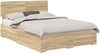 vidaXL Bettrahmen mit Kopfteil Sonoma-Eiche 140 x 190 cm Holzwerkstoff 3412375 Bild 2