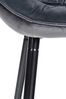 CLP Barhocker Gibson Samt, Sitzhöhe 76 cm,dunkelgrau Bild 5