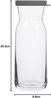 LAV Fonte Karaffe mit grauem Silikondeckel - 700 ml - aus hochwertigem Glas Bild 2