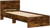 vidaXL Bettgestell mit Kopfteil Geräucherte Eiche 80x200 cm 8009016 Bild 3