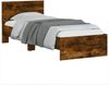 vidaXL Bettgestell mit Kopfteil Geräucherte Eiche 80x200 cm 8009016 Bild 2