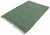 carpetfine Teppich Kelim Chindi uni, auch als Läufer, rechteckig, Höhe: 5 mm, Wendeteppich, reine Baumwolle, handgewebt, Uni-Farben, mit Fransen Bild 3
