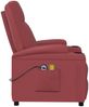 vidaXL Elektrischer Massagesessel Weinrot Kunstleder [3073799] Bild 5