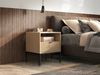 Selsey 'Vellore' Nachttisch mit Schublade, Eiche Optik, 54 cm Bild 2