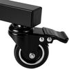 CLP Kleiderständer rollbar Gisborne schmaler Garderobenständer mit Stahl-Gummirädern ,schwarz 120x38x120 Bild 5