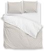 Zo! Home Cotton Bettwäsche 135x200 Punta di Cotone Warm Sand Punkte beige weiß Bild 5