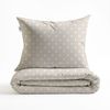 Zo! Home Cotton Bettwäsche 135x200 Punta di Cotone Warm Sand Punkte beige weiß Bild 4