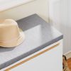 SoBuy FSR191-WN Schuhbank, MDF, Lackiert, Holzfarben, 60 x 55 x 34 cm Bild 4