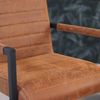 Bronx71 Esszimmerstuhl Eco-Leder Block mit Armlehne cognac - 6er Set Bild 5