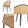 Esszimmerstuhl Gagnef 2er Set Braun / Schwarz [en. casa] Bild 5