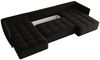 Wohnlandschaft Schlafsofa Sofa TREVISO Stoff Monolith Dunkelgrau Bild 2