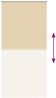 vidaXL Verdunkelungsrollo Beige 115x210 cm Stoffbreite 110,7 cm 4010793 Bild 5