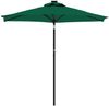 vidaXL Sonnenschirm mit LED und Stahlmast Grün 225x225x212 cm 4005067 Bild 4