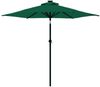 vidaXL Sonnenschirm mit LED und Stahlmast Grün 225x225x212 cm 4005067 Bild 5