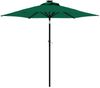 vidaXL Sonnenschirm mit LED und Stahlmast Grün 225x225x212 cm 4005067 Bild 2