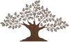 Wanddekoration aus Holz und Metall "Baum" Bild 3