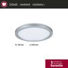 Paulmann No. 71004 LED Panel Atria Shine 190mm 4000K 11,2W Chrom matt Bild 2