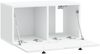 vidaXL Wandmontierter TV-Schrank 59,5 x 31 x 30 cm Weiß Holzwerkstoff 899215 Bild 5