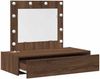 vidaXL Schminktisch mit Schubladen Braun 83 x 40 x 70 cm Holzwerkstoff 865232 Bild 4