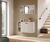 Schuhschrank (B/H/T: 106x63x37 cm) in Kaschmir Nachbildung Bild 5