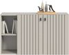 Schuhschrank (B/H/T: 106x63x37 cm) in Kaschmir Nachbildung Bild 2