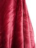 Kuschelige Decke 220x240 cm Fleecedecke Wohndecke aus Polyester Tagesdecke Bordeaux Bild 3