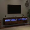 vidaXL TV-Wandregale 2 pcs Altholz 80 x 30 x 40 cm Holzwerkstoff 882978 Bild 5