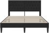 vidaXL Bettrahmen mit Kopfteil Schwarz 140 x 200 cm Samt 42027671 Bild 4