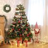 SALCAR 1,5m Christbaumbeleuchtung mit Ring, Weihnachtsbaum Lichterkette und 1 Weihnachtsbaumspitze Stern, Bild 2