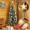 SALCAR 1,5m Christbaumbeleuchtung mit Ring, Weihnachtsbaum Lichterkette und 1 Weihnachtsbaumspitze Stern, Bild 4