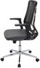Bürostuhl HWC-J53, Drehstuhl Schreibtischstuhl, ergonomisch Kunstleder ~ grau Bild 3