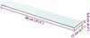 vidaXL Regalboden Glas Transparent 80x12 cm 243832 Bild 3