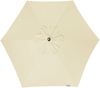 Doppler 'Expert 280 Auto Tilt' Sonnenschirm, Alugestell / Polyester beige, Ø 280 cm Bild 5