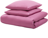 Bettwäsche-Set Ohne Muster HARMONRIDGE 200x220 cm Baumwoll-Satin Rosa Bild 5
