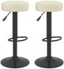 vidaXL Barhocker 2 Stk. Creme Samt 332994 Bild 2