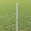 vidaXL Zaun mit Pfosten Silber 3336989 Bild 4