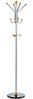 ALCO Standgarderobe pulverbeschichtetes Metall 185x40cm silber Bild 1