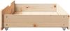 vidaXL Bettschubladen mit Rollen 2 Stk. 90x55x17 cm Massivholz Kiefer 850923 Bild 5