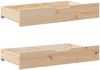 vidaXL Bettschubladen mit Rollen 2 Stk. 90x55x17 cm Massivholz Kiefer 850923 Bild 1