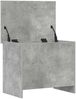 vidaXL Aufbewahrungstruhe Betongrau 60 x 40 x 50 cm Holzwerkstoff 8011254 Bild 3