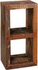 Wohnling Kalkutta' Bücherregal, Standregal mit 2 Ebenen, Mango Massivholz, Shabby-Chic, 45 x 35 x 90 cm Bild 2