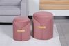 Hocker Forcet 125 2er-Set Hellbraun Bild 3