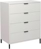 Kommode Erna 81x45x102 Kreidegrau matt Lack 14724-Q Bild 2