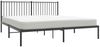 vidaXL Bettgestell mit Kopfteil Metall Schwarz 183x213 cm 350869 Bild 4