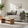 CLP Couch 2-Sitzer Ziden mit bequemen Kissen bis 300 kg belastbar,taupe Bild 3
