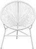 vidaXL Garten-Mondstuhl Poly Rattan Weiß 42072 Bild 2