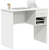 vidaXL Schreibtisch mit Schubladen Weiß 90 x 49 x 75 cm Holzwerkstoff 869266 Bild 3
