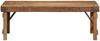 vidaXL Couchtisch Braun 110 x 55 x 40 cm Massives upgecyceltes Holz 4019620 Bild 3